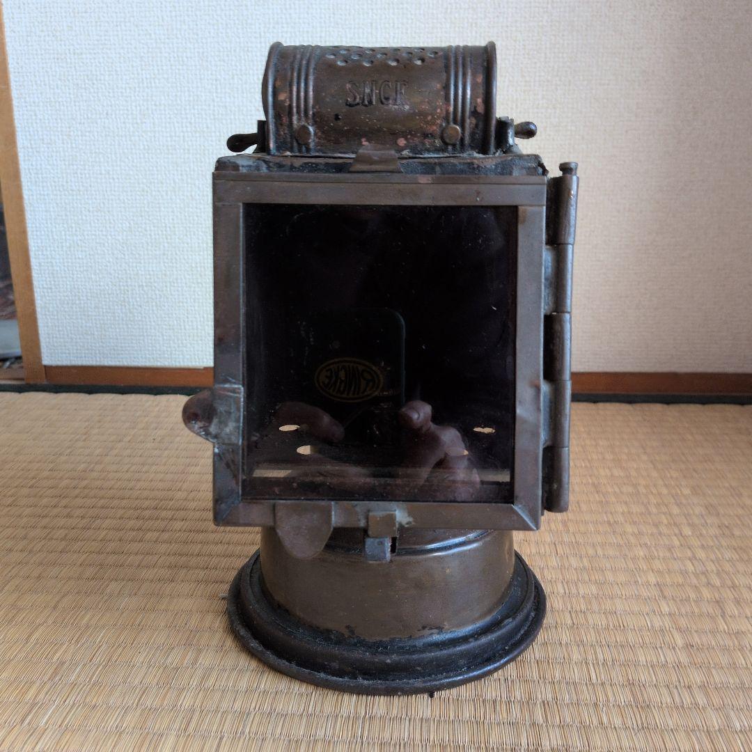 鉄道　信号用ランタン　アンティーク　フランス製