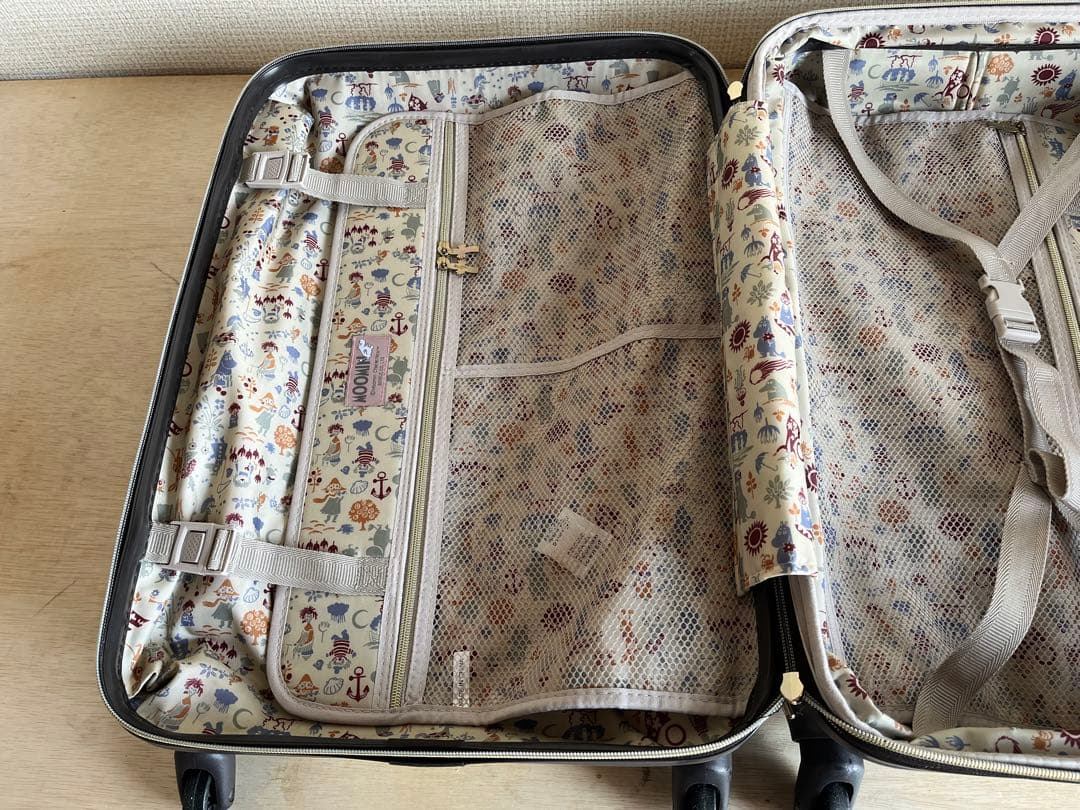 キャリーケース MOOMIN ムーミン リトルミイ スーツケース 拡張機能 53