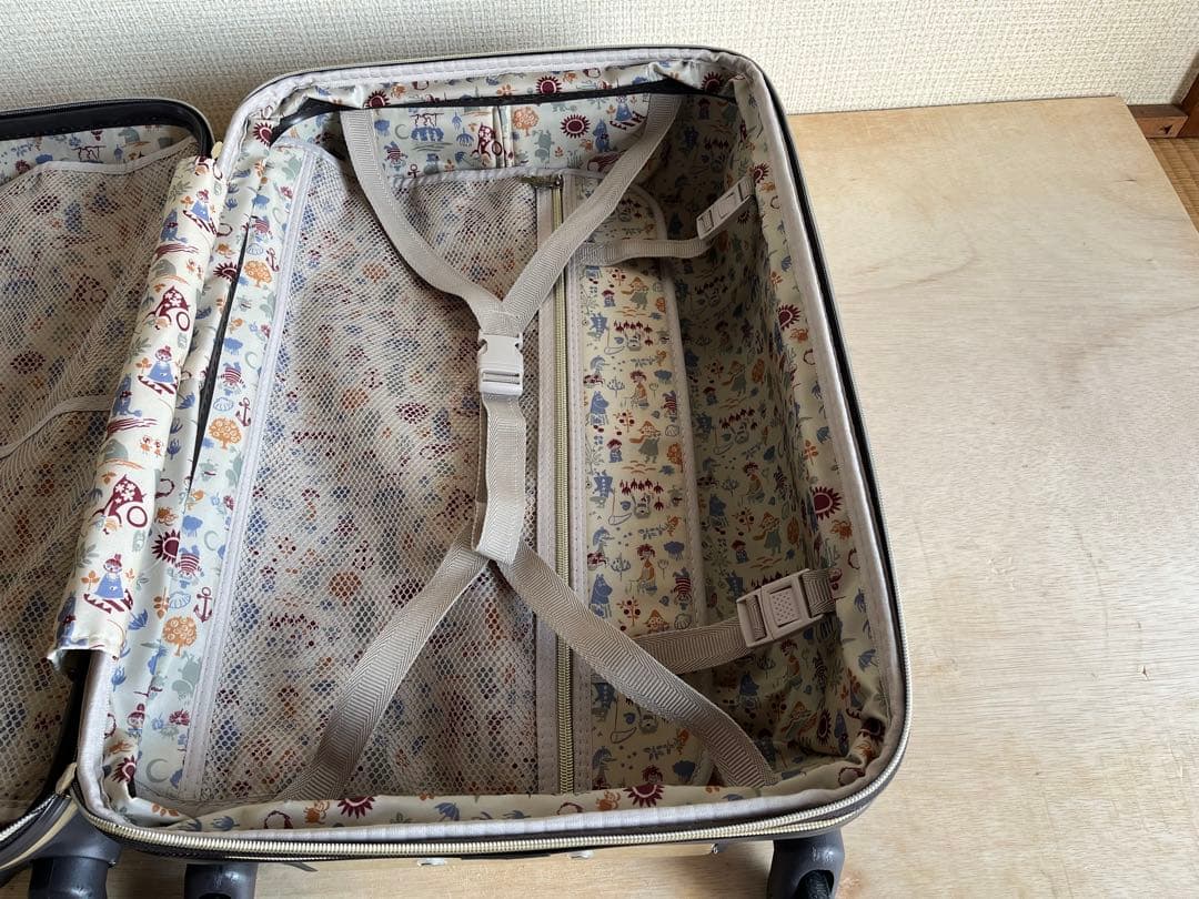 キャリーケース MOOMIN ムーミン リトルミイ スーツケース 拡張機能 53