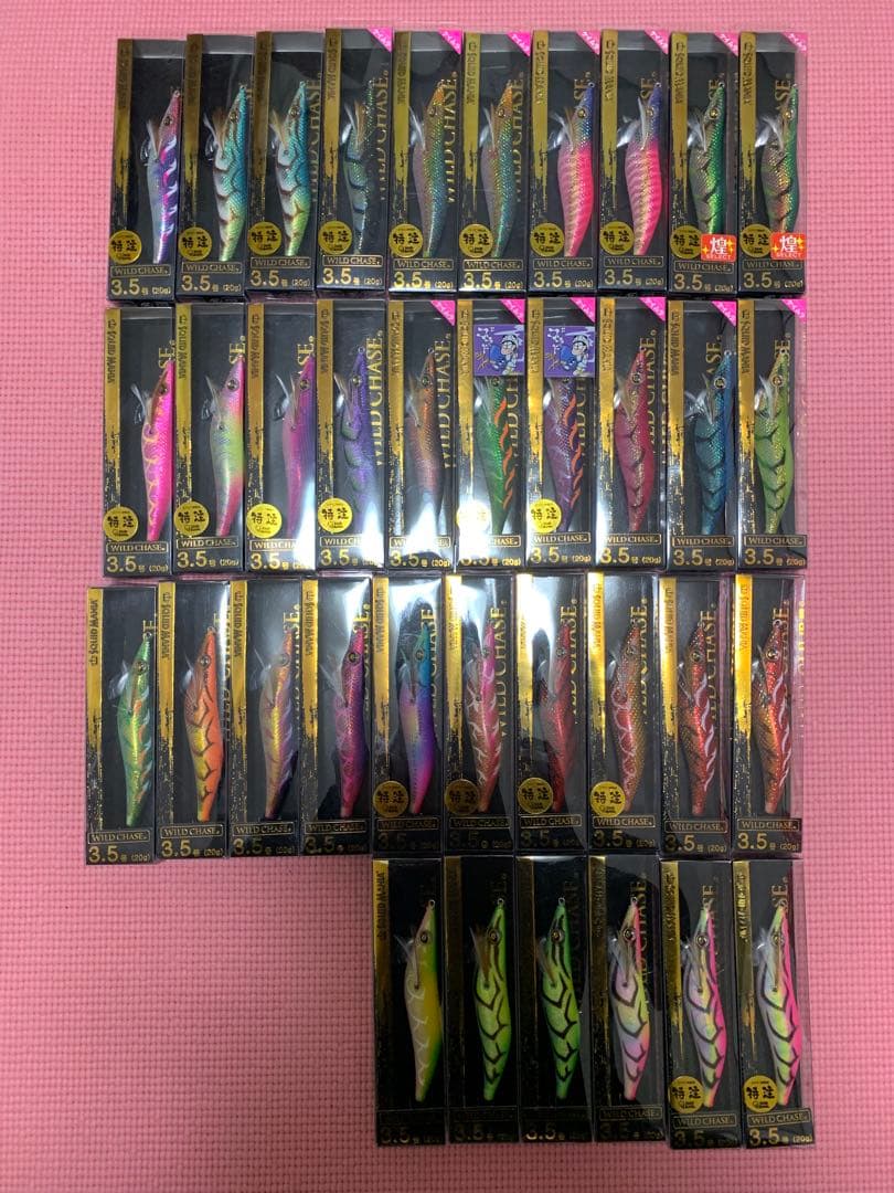 スクイッドマニア ワイルドチェイス特注3.5号 34本まとめ売り