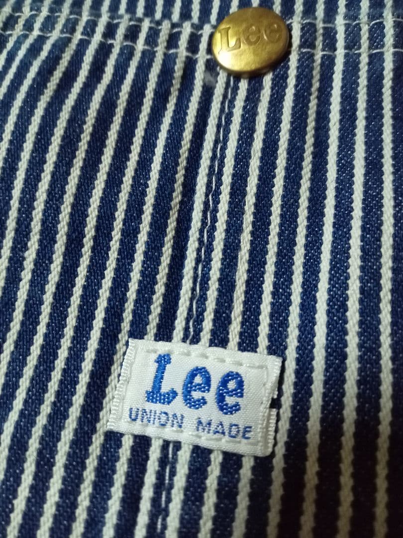 セール☆　lee 91j ヒッコリー カバーオール　ビンテージ 古着 50s