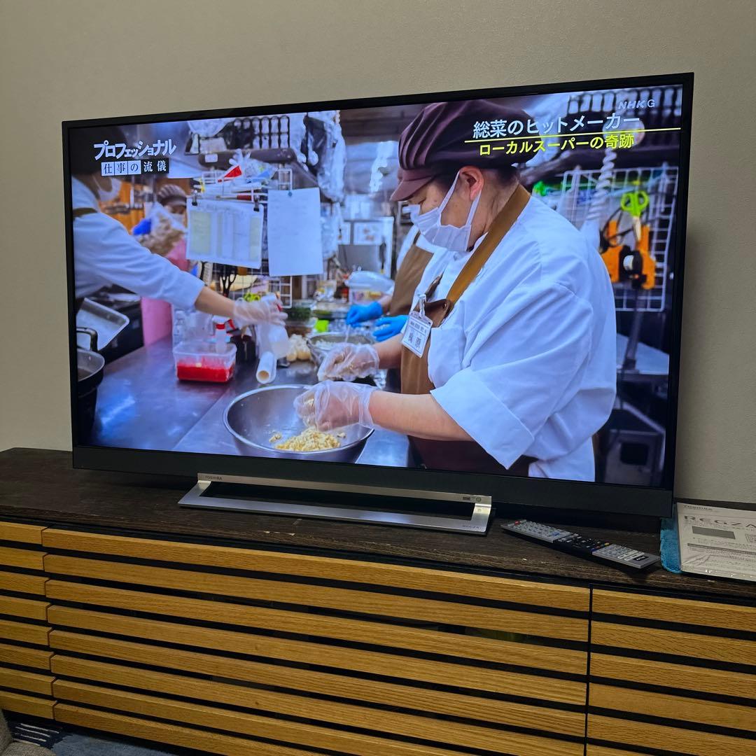 【超美品】東芝　REGZA 49v型タイムシフト搭載4K液晶過去6番組録画可能‼️