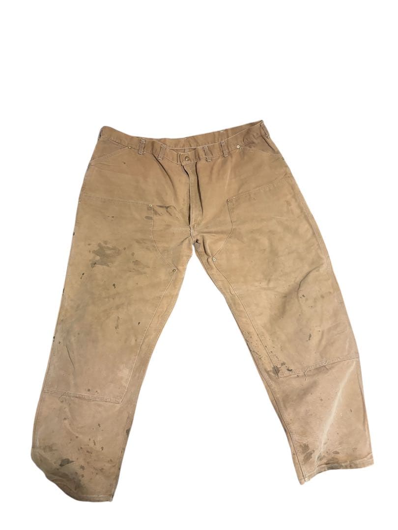 B*)様 80s Carhartt ペインターパンツ ダブルニー ダック地 US