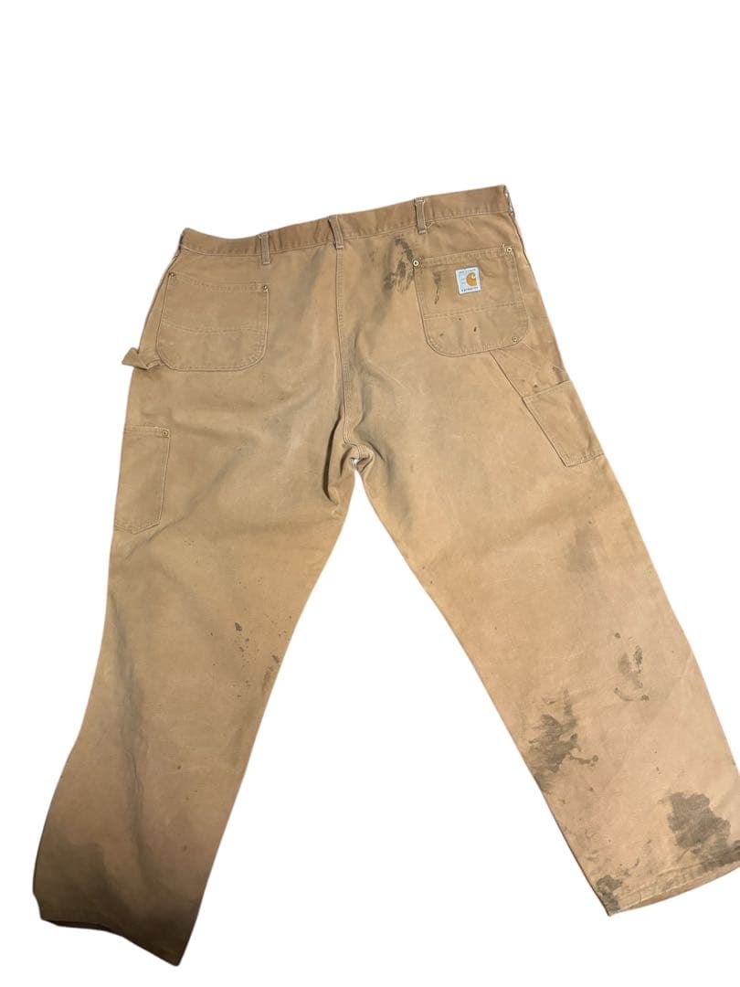 B*)様 80s Carhartt ペインターパンツ ダブルニー ダック地 US