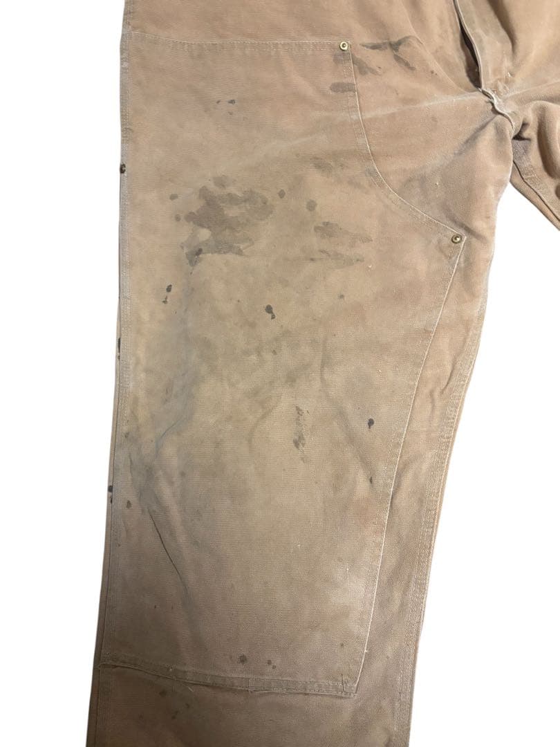 B*)様 80s Carhartt ペインターパンツ ダブルニー ダック地 US