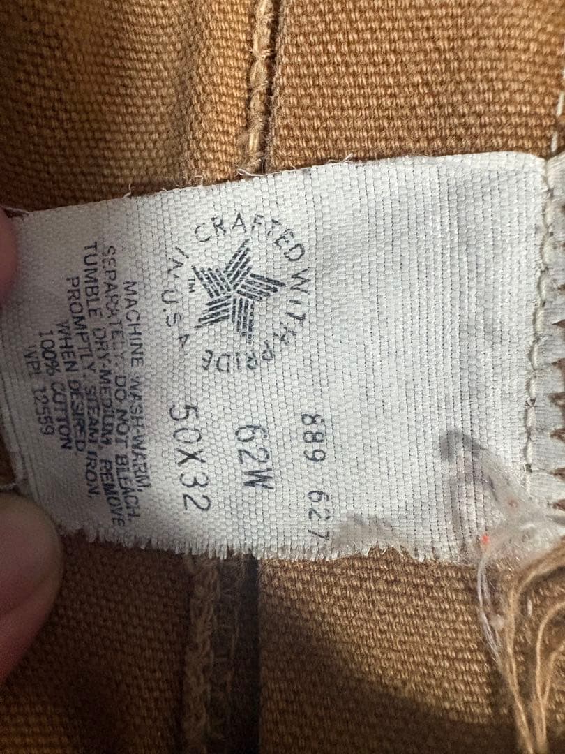 B*)様 80s Carhartt ペインターパンツ ダブルニー ダック地 US