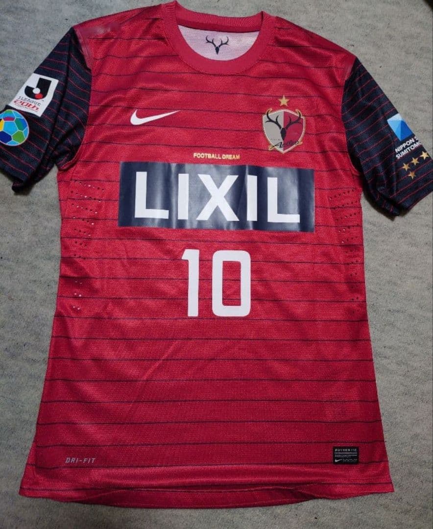 支給品　非売品　 鹿島アントラーズ 本山雅志 ユニフォーム 2013 L　実使用