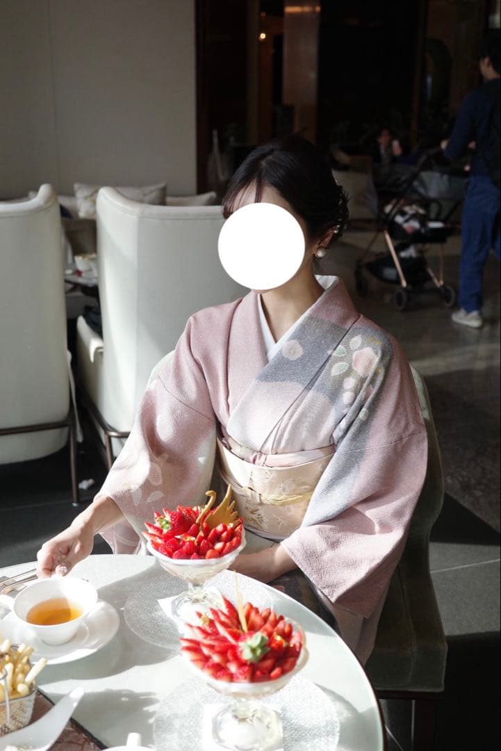 フルセット　訪問着　着物　帯　帯締め帯揚げ　七五三　結婚式　入学式　卒業式