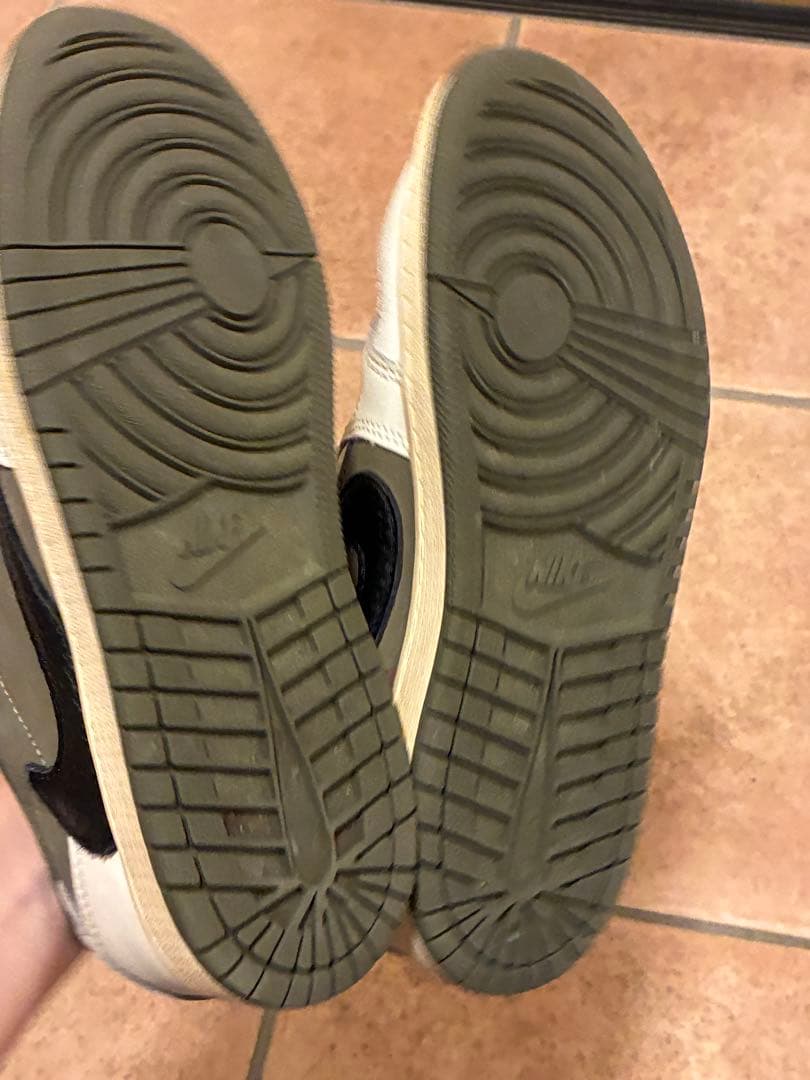 トラビススコット　オリーブ　キッズ　22センチ　箱あり