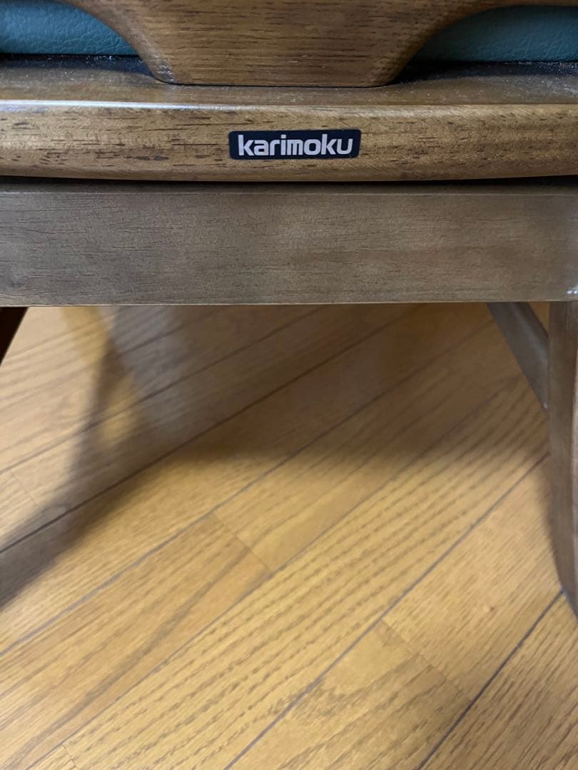 お値下げダイニングチェア回転式　カリモク