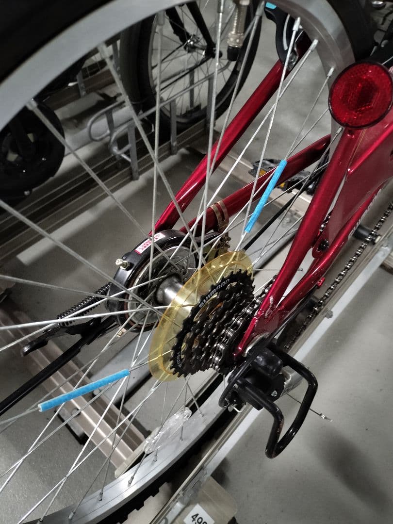 子供用　マウンテンバイク　24インチ　自転車　赤　キッズ　男の子　東京都　レッド