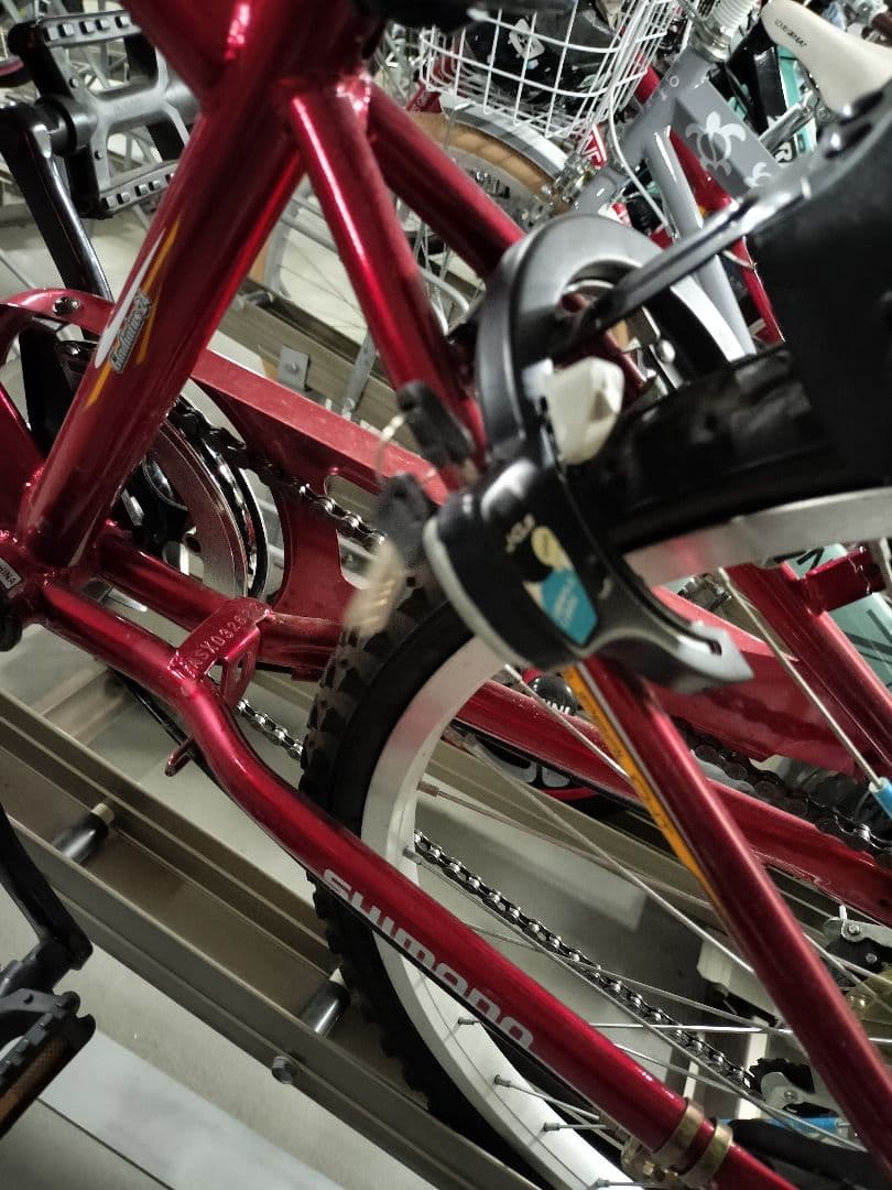 子供用　マウンテンバイク　24インチ　自転車　赤　キッズ　男の子　東京都　レッド