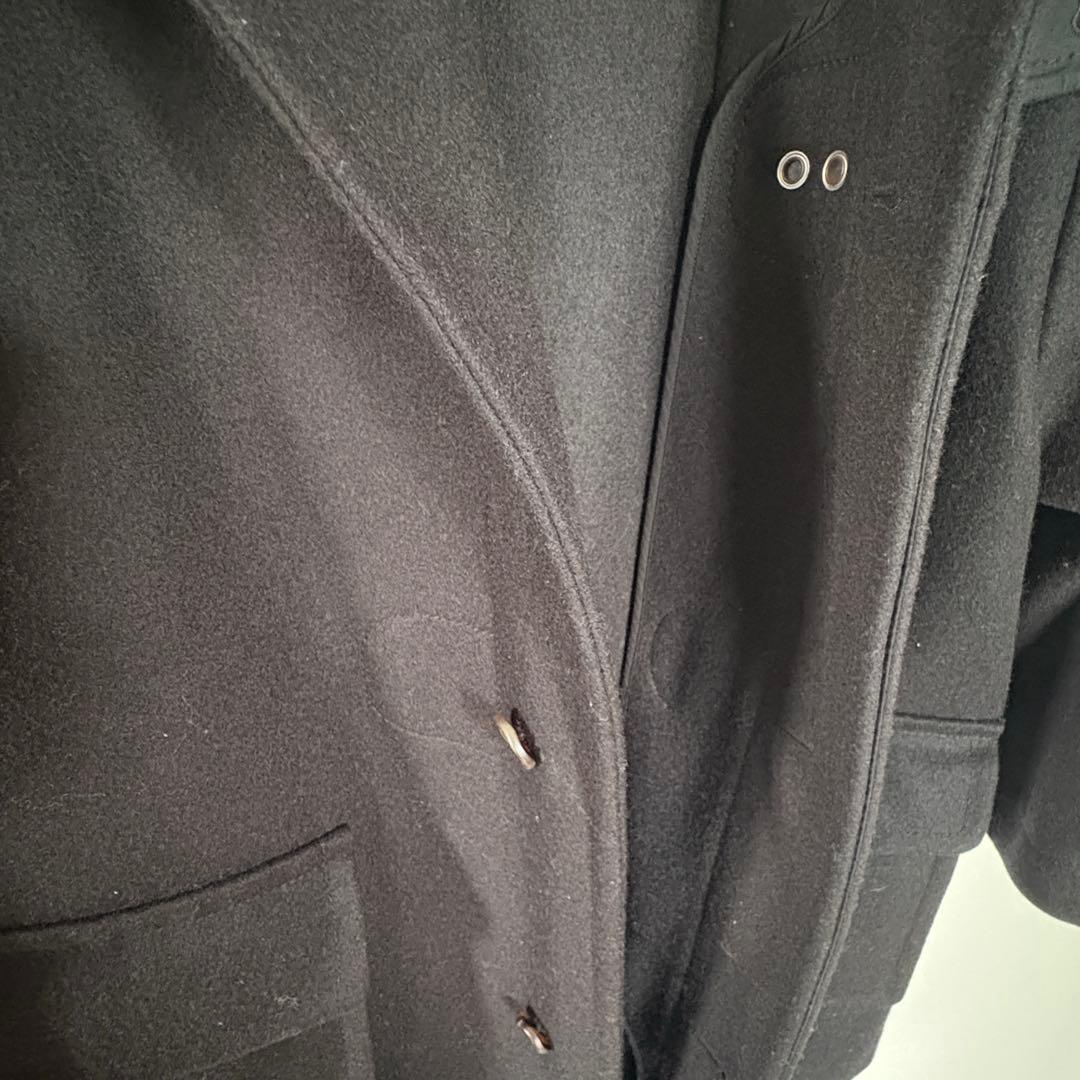 MARNI ブラック フード付きダッフルコート