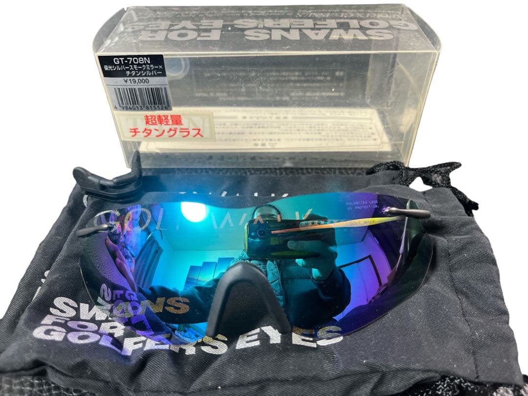 SWANS スワンズ GT-708N ゴーグル ミラーレンズ サングラス　ゴルフ
