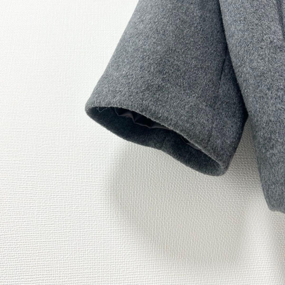 2025✨ジャーナルスタンダード　スーパー140ビーバーノーカラーショートコート