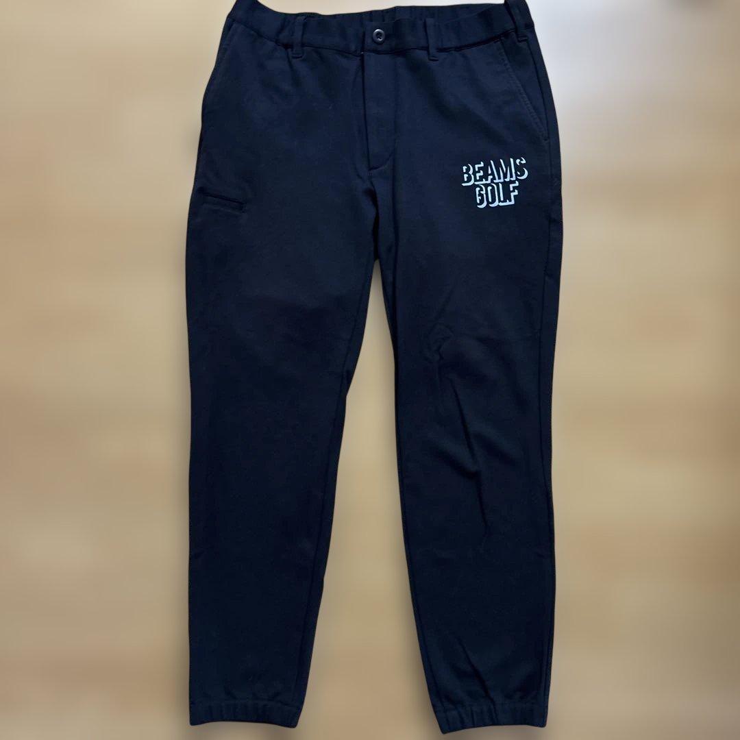 BEAMS GOLF ネイビーパンツ スリムフィット