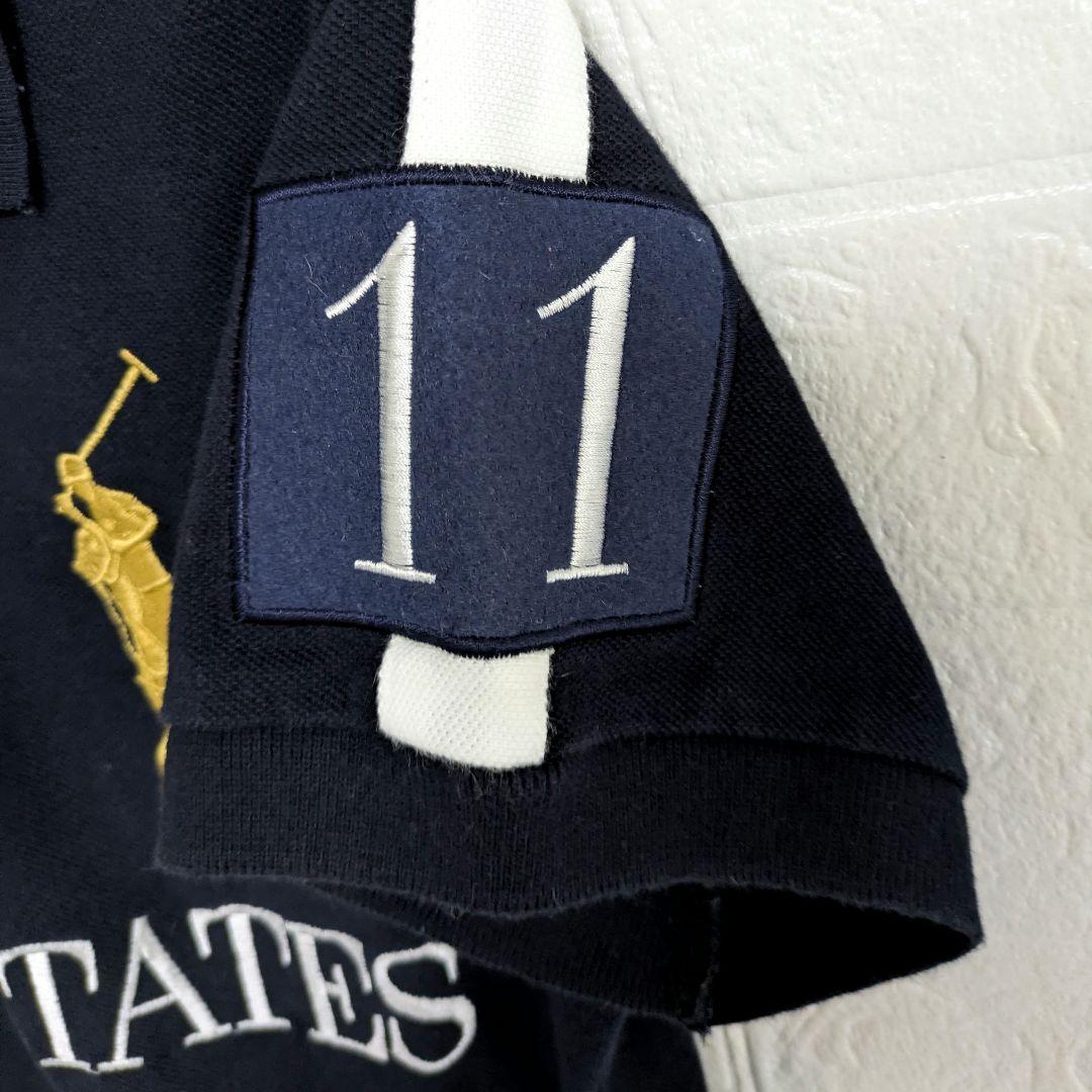 美品✨️ポロ　ラルフローレン　ポロシャツ　ビッグポニー　星条旗　USA　y2k