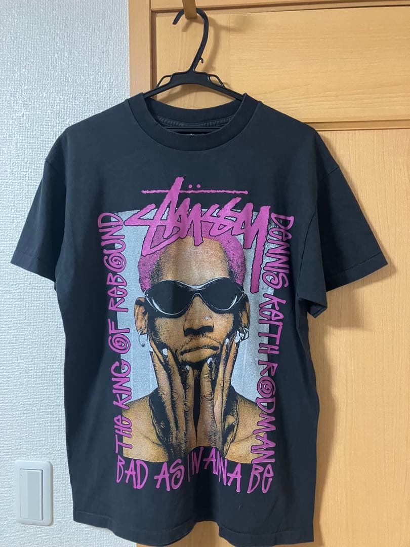 STUSSY × DENNIS RODMAN Tシャツ XL シカゴ・ブルズ