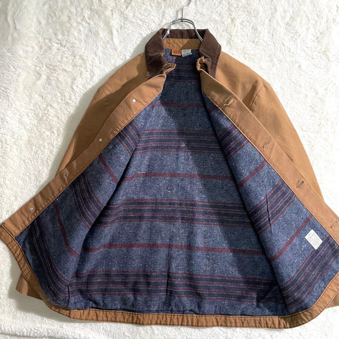 状態良好　70s　ビッグベン　USA製　カバーオール　ダック地　裏地ブランケット