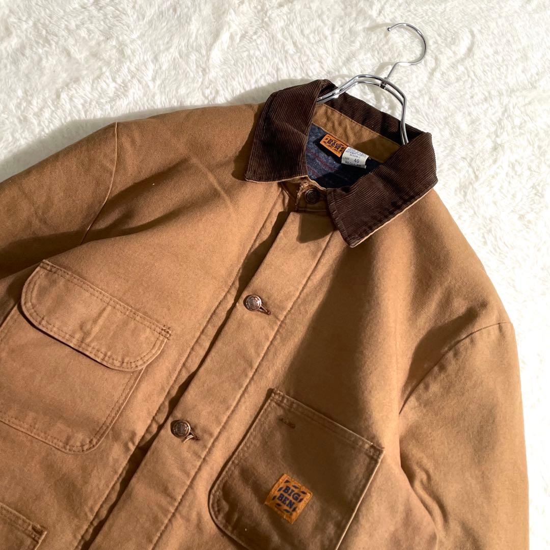 状態良好　70s　ビッグベン　USA製　カバーオール　ダック地　裏地ブランケット