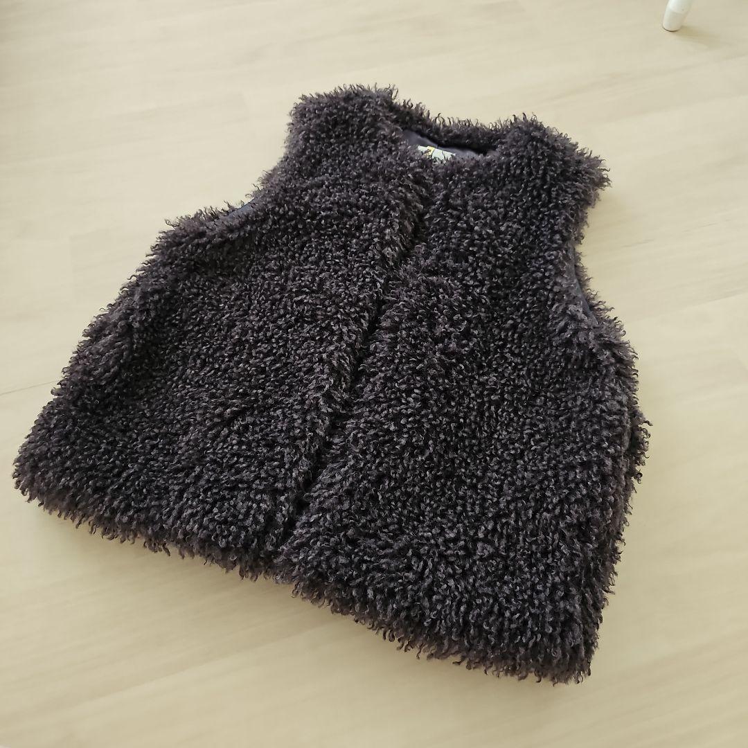 FRAY I.D エコファープードルベスト グレー系