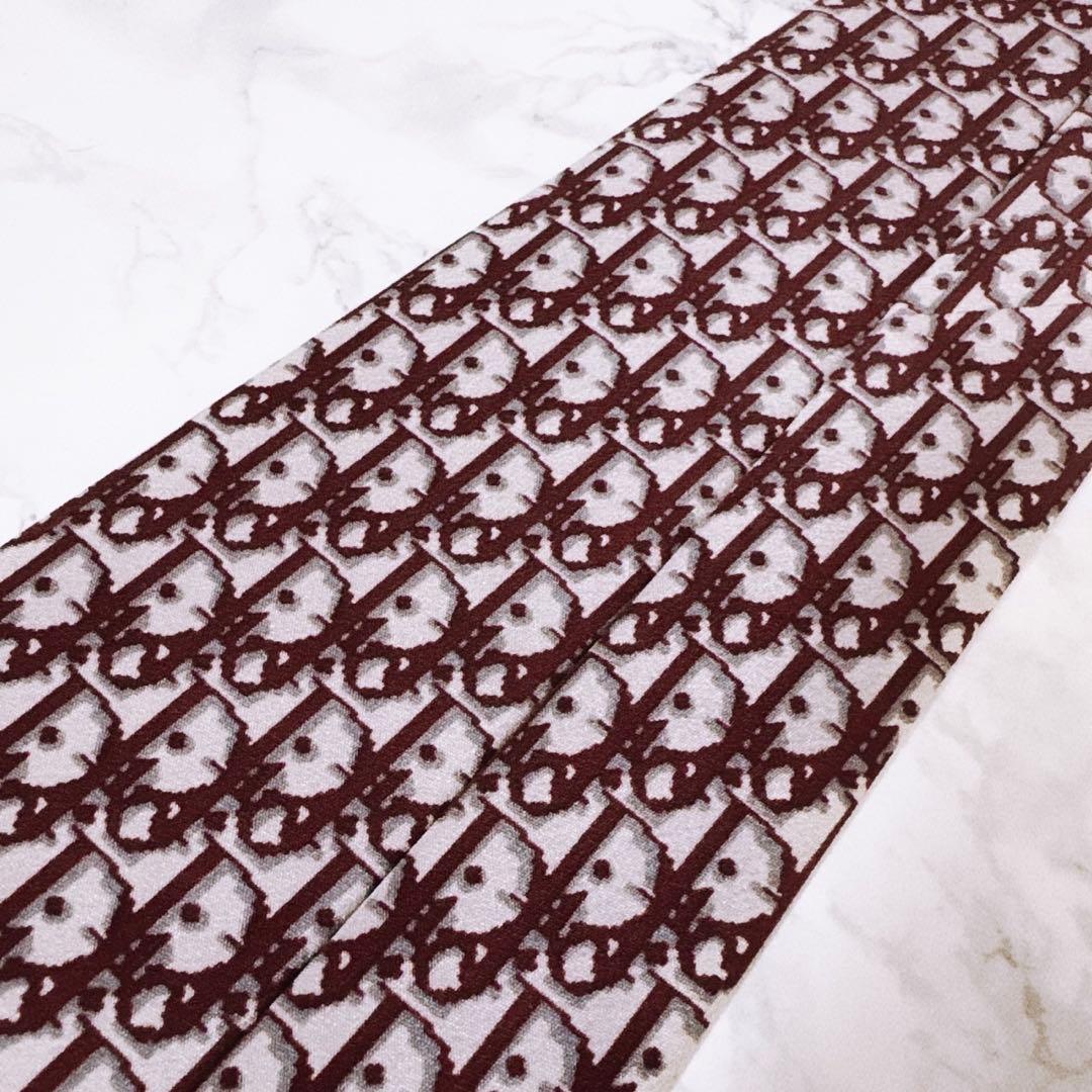 ✨未使用タグ付き✨クリスチャンディオール　オブリーク　トロッター　ネクタイ①