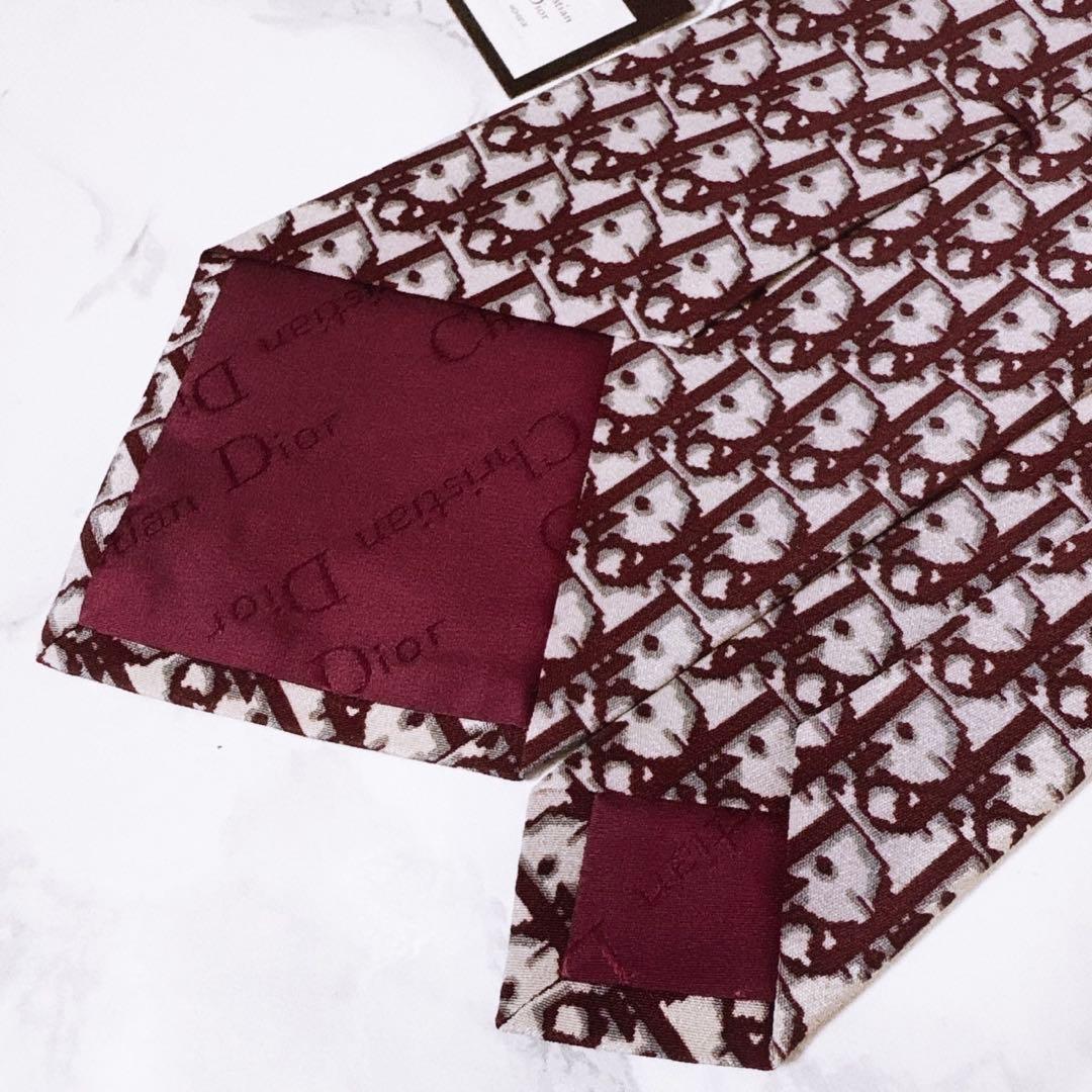 ✨未使用タグ付き✨クリスチャンディオール　オブリーク　トロッター　ネクタイ①