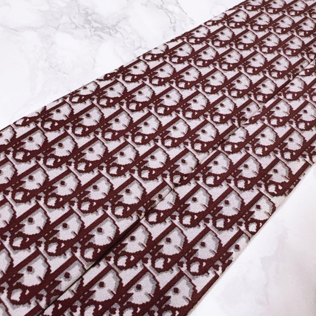 ✨未使用タグ付き✨クリスチャンディオール　オブリーク　トロッター　ネクタイ①