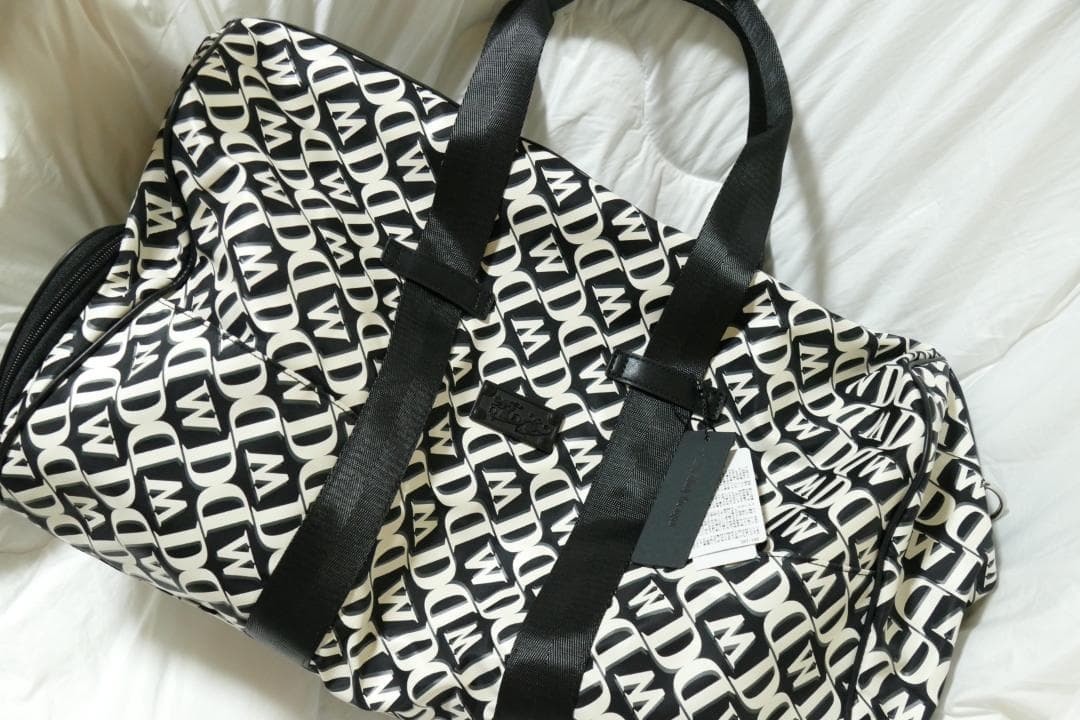 ★新品★ダンスウィズドラゴン★モノグラムプリントボストンバッグ★BK