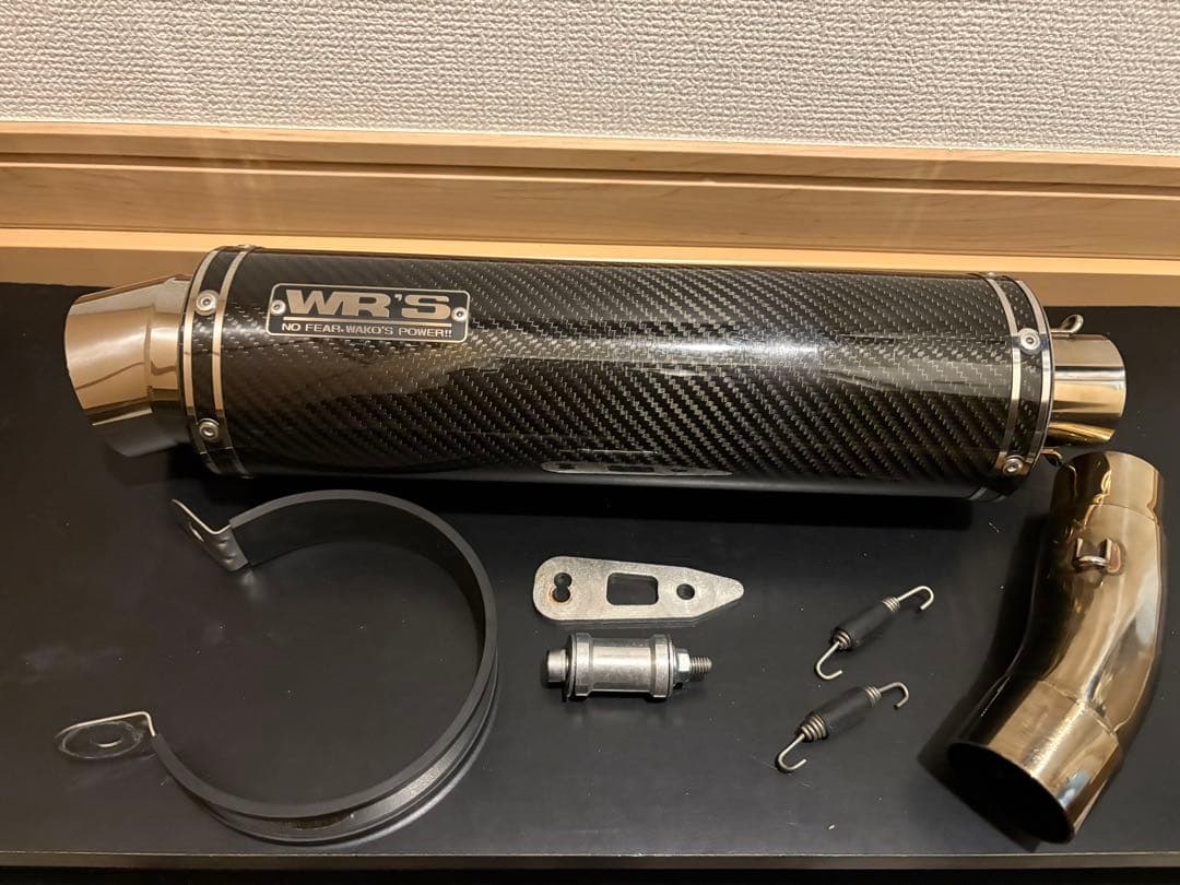 車検対応 ninja400 マフラー wr's WRS カーボン スリップオン