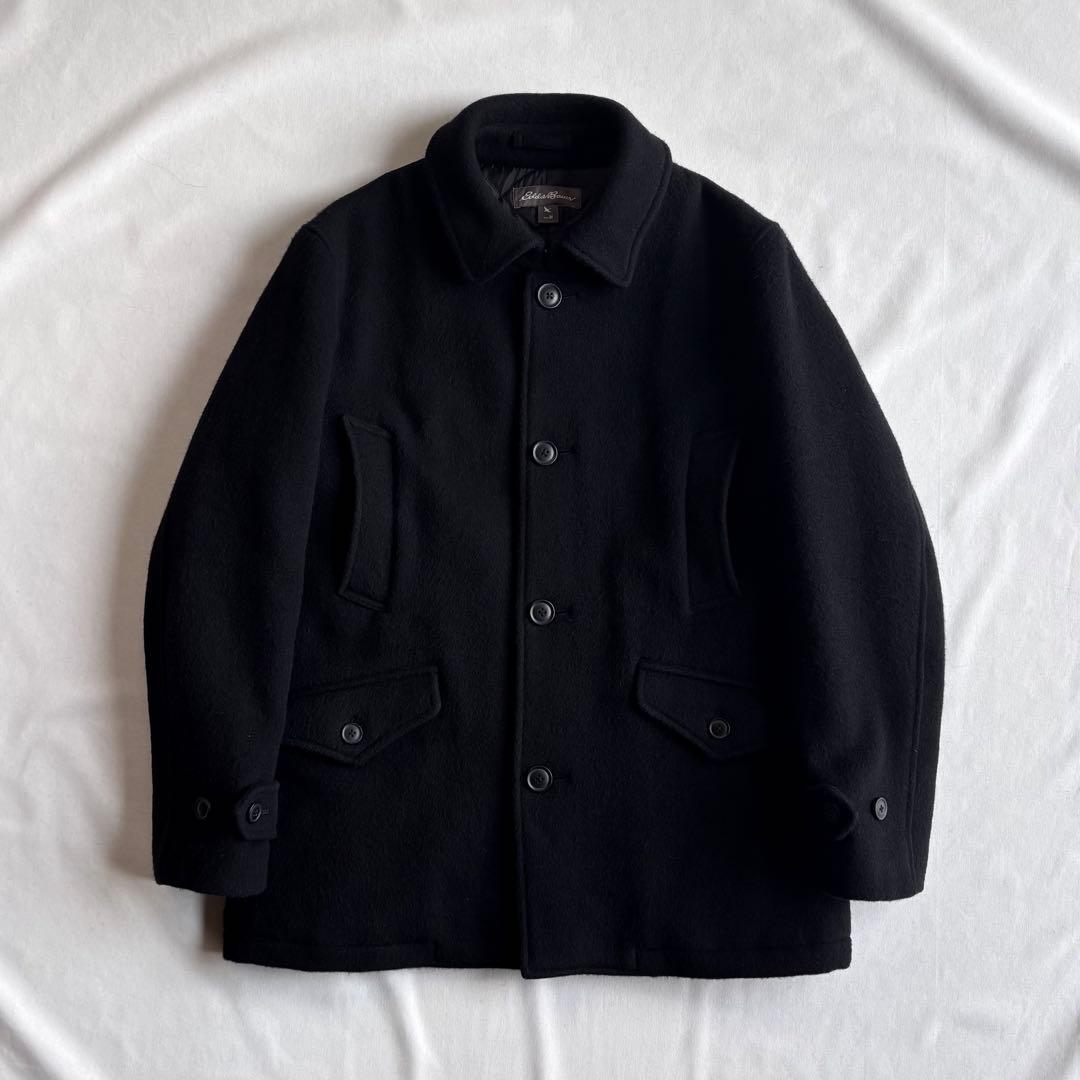 ジャケット・アウター 00s Eddie Bauer thermolite wool car coat