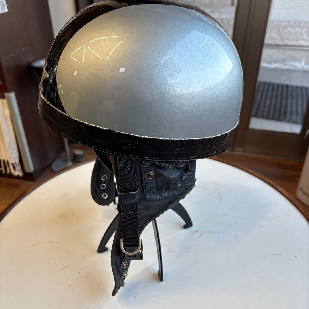 DAVIDA ダビダ 半帽ヘルメット シルバー・ブラック