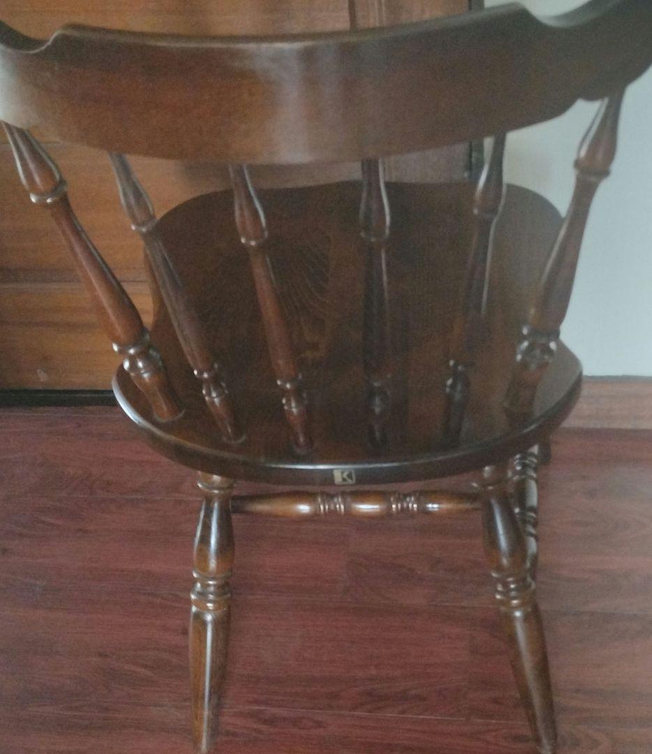 飛騨産業　キツツキマーク　ダイニングチェア　ウィンザーチェア　椅子　ヴィンテージ