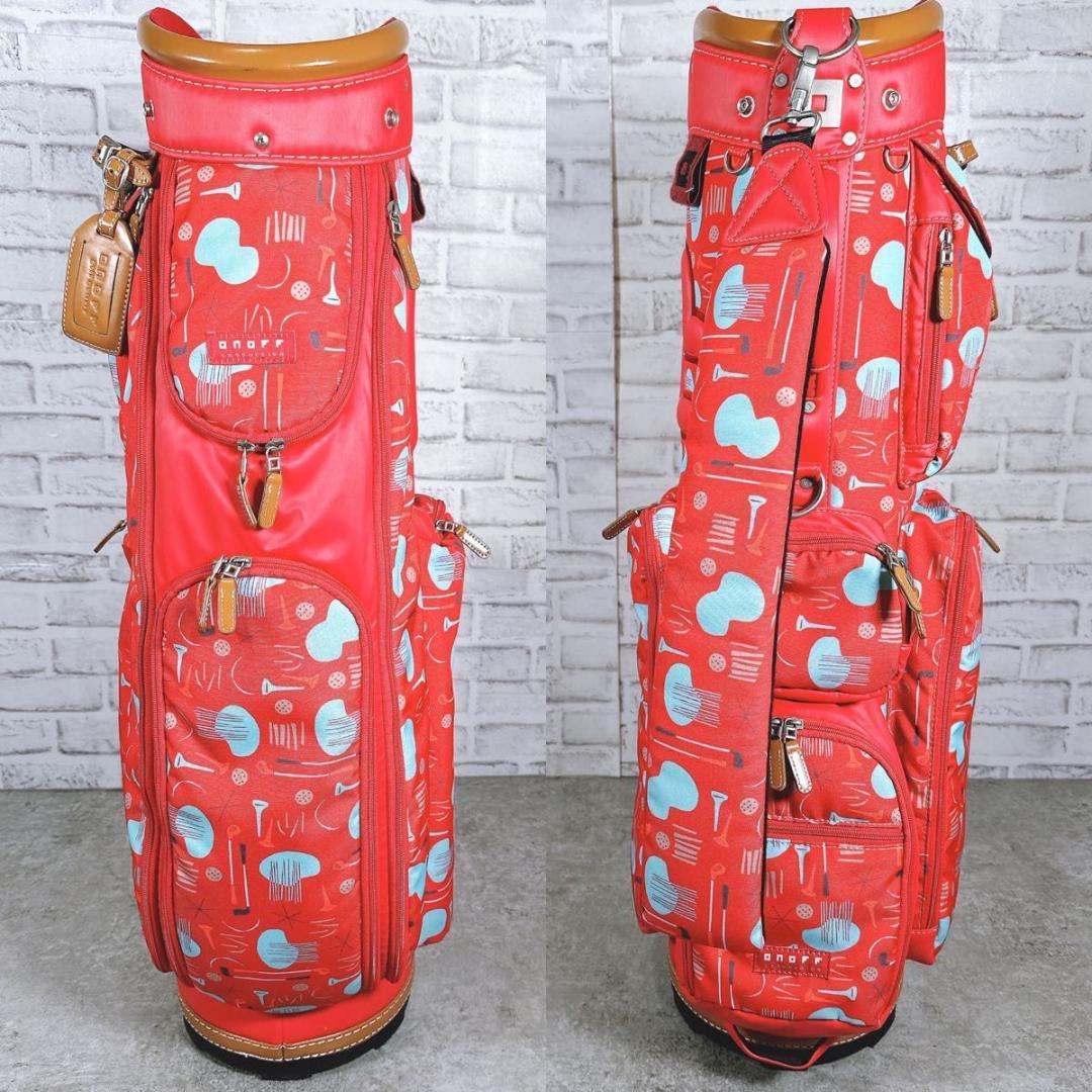 【限定品】ONOFF オノフ　LABOデザイン　キャディバッグ　ハート柄【美品】