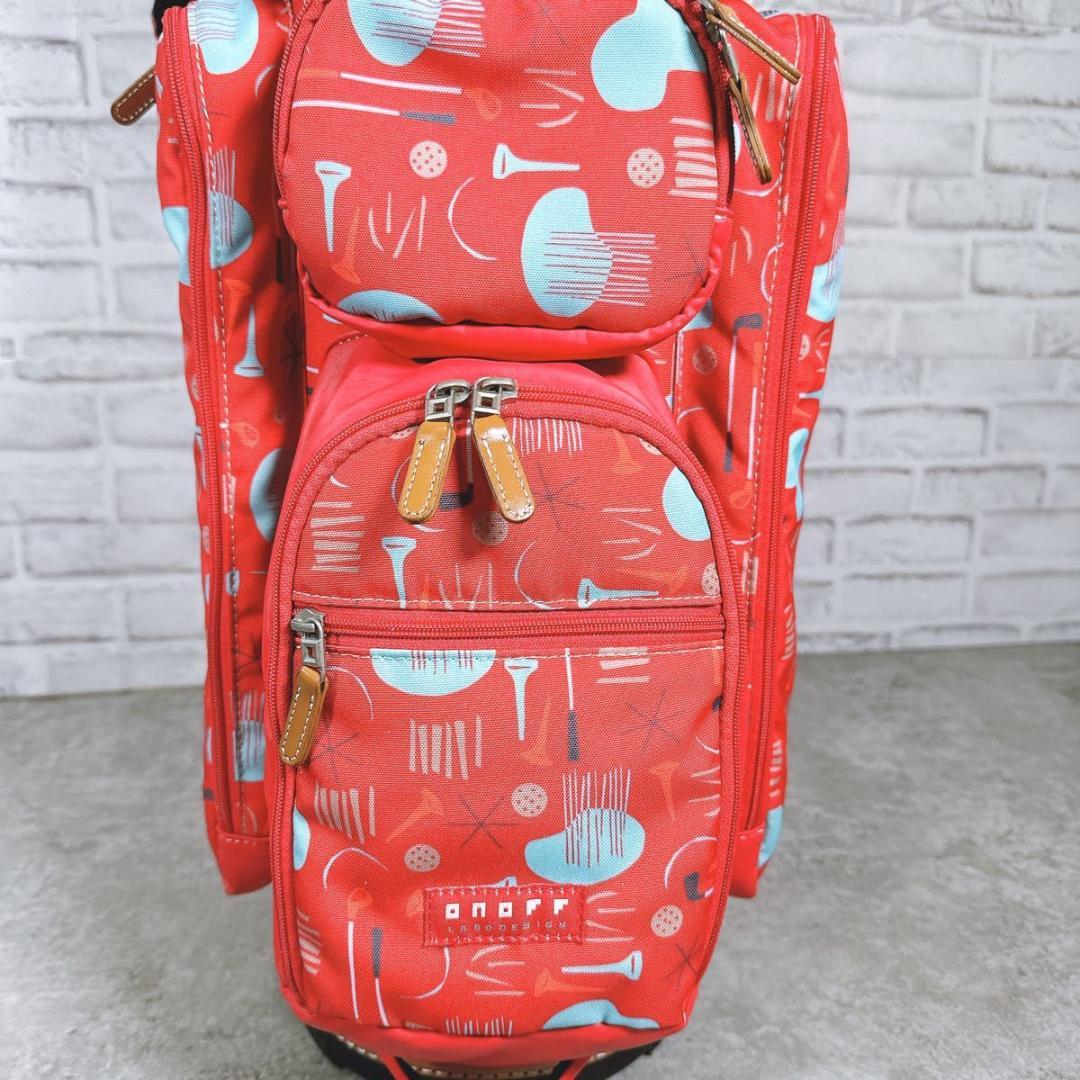 【限定品】ONOFF オノフ　LABOデザイン　キャディバッグ　ハート柄【美品】
