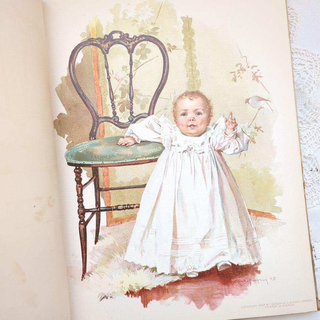 超稀少1898モードハンフリー絵本 洋書 児童書 ヴィクトリアン アンティーク