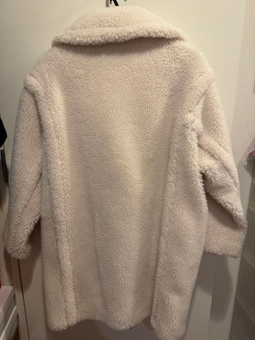 アルアバイル　ウールMIXボアピーコート【白洋社ローヤルクリーニング済】