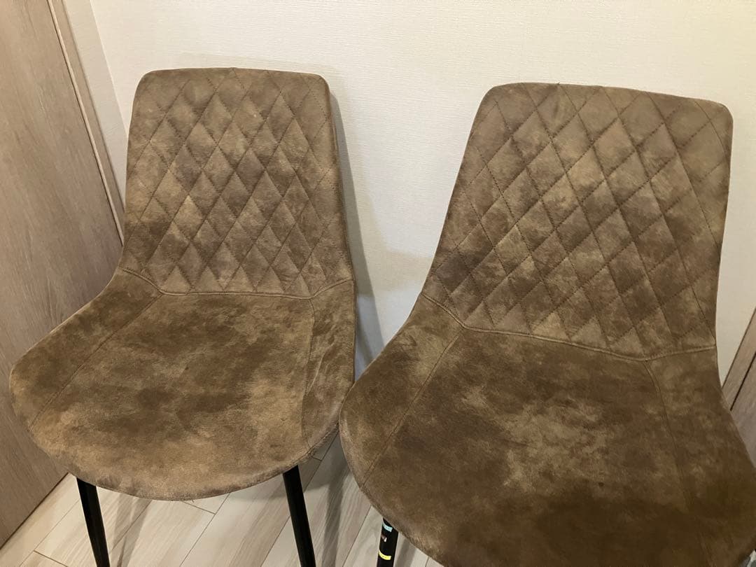 【su】NOCE ダイニングチェア ダイヤモンドキルティング　2脚セット