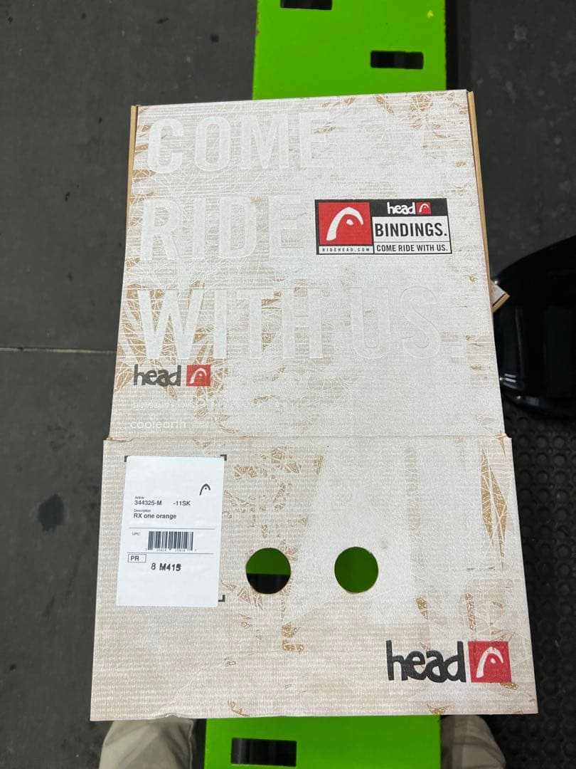 head スノーボード ビンディング オレンジ Mサイズ