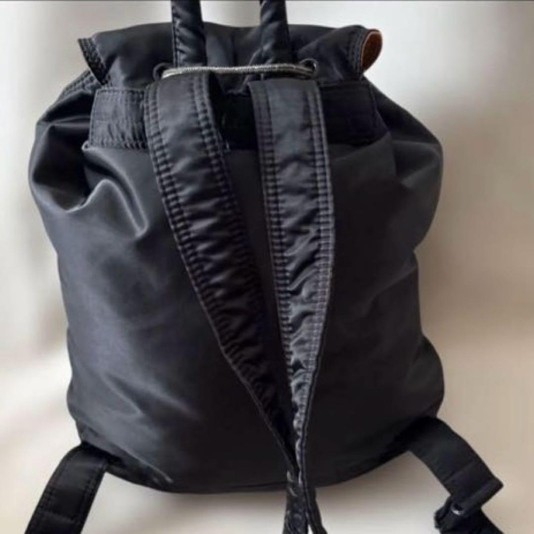美品　PORTER ポーター タンカー バックパック リュック ブラック 黒