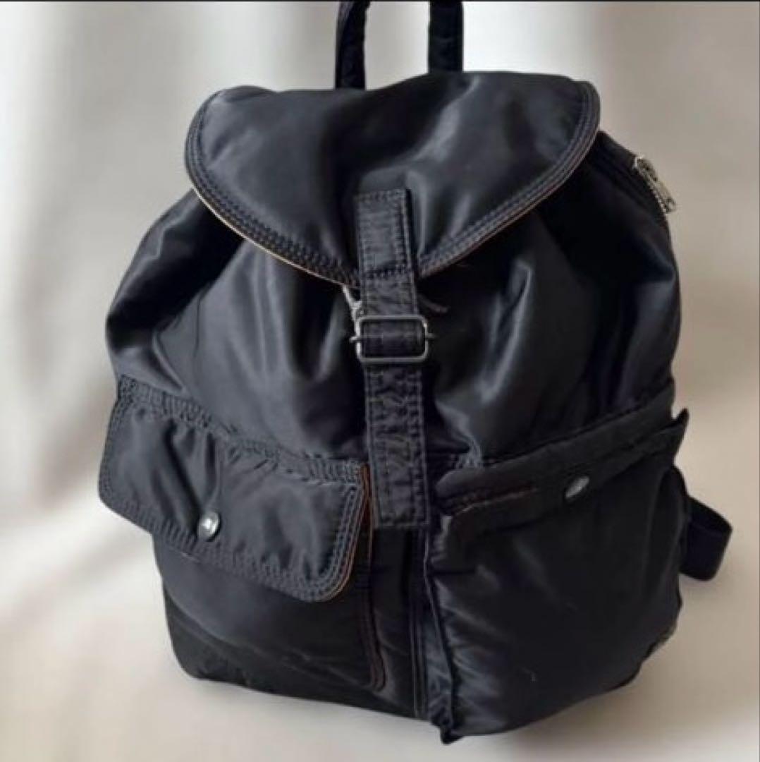 美品　PORTER ポーター タンカー バックパック リュック ブラック 黒