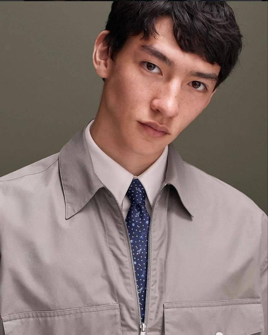 エルメス ネクタイ《ヴェール・ランフィニ》 新品 未使用