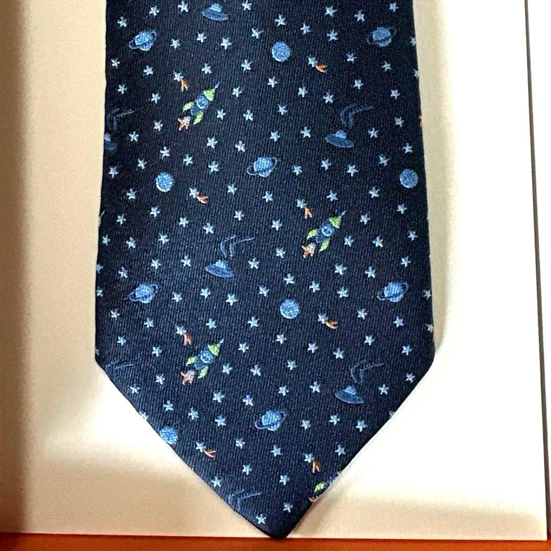 エルメス ネクタイ《ヴェール・ランフィニ》 新品 未使用