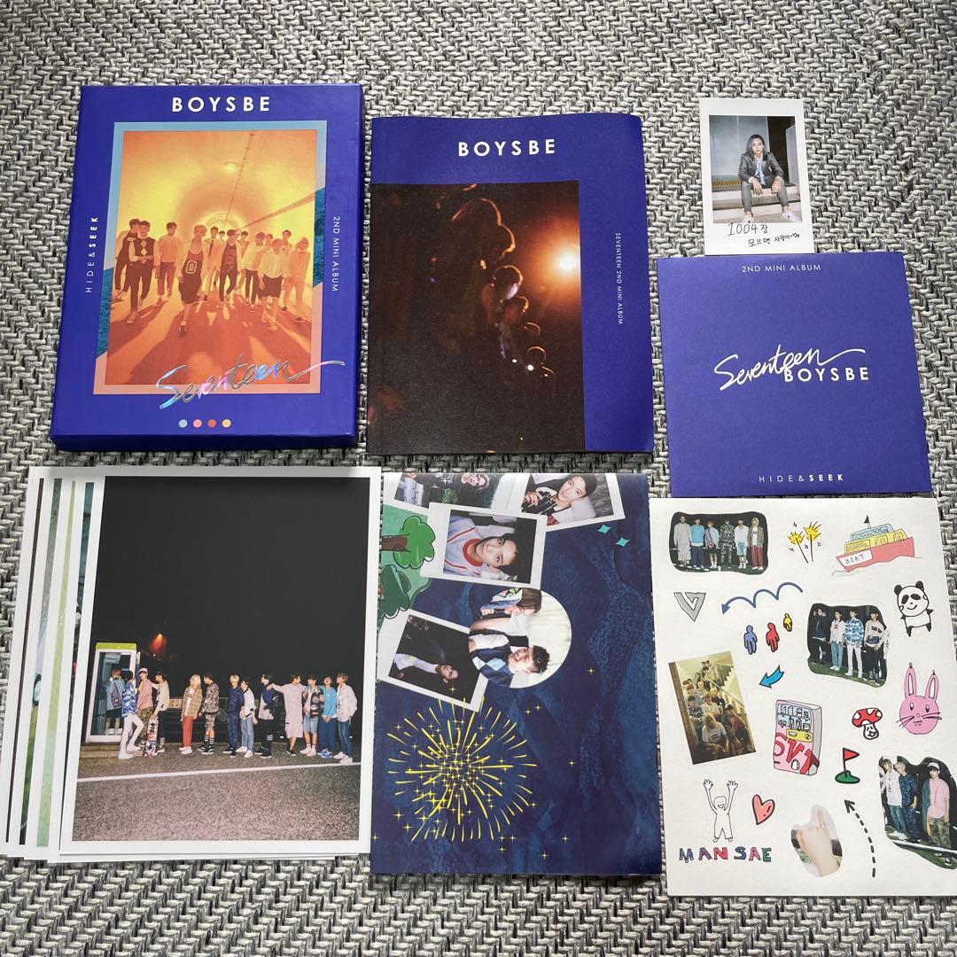 【本日発送】SEVENTEEN BOYSBE SEEK HIDE アルバム