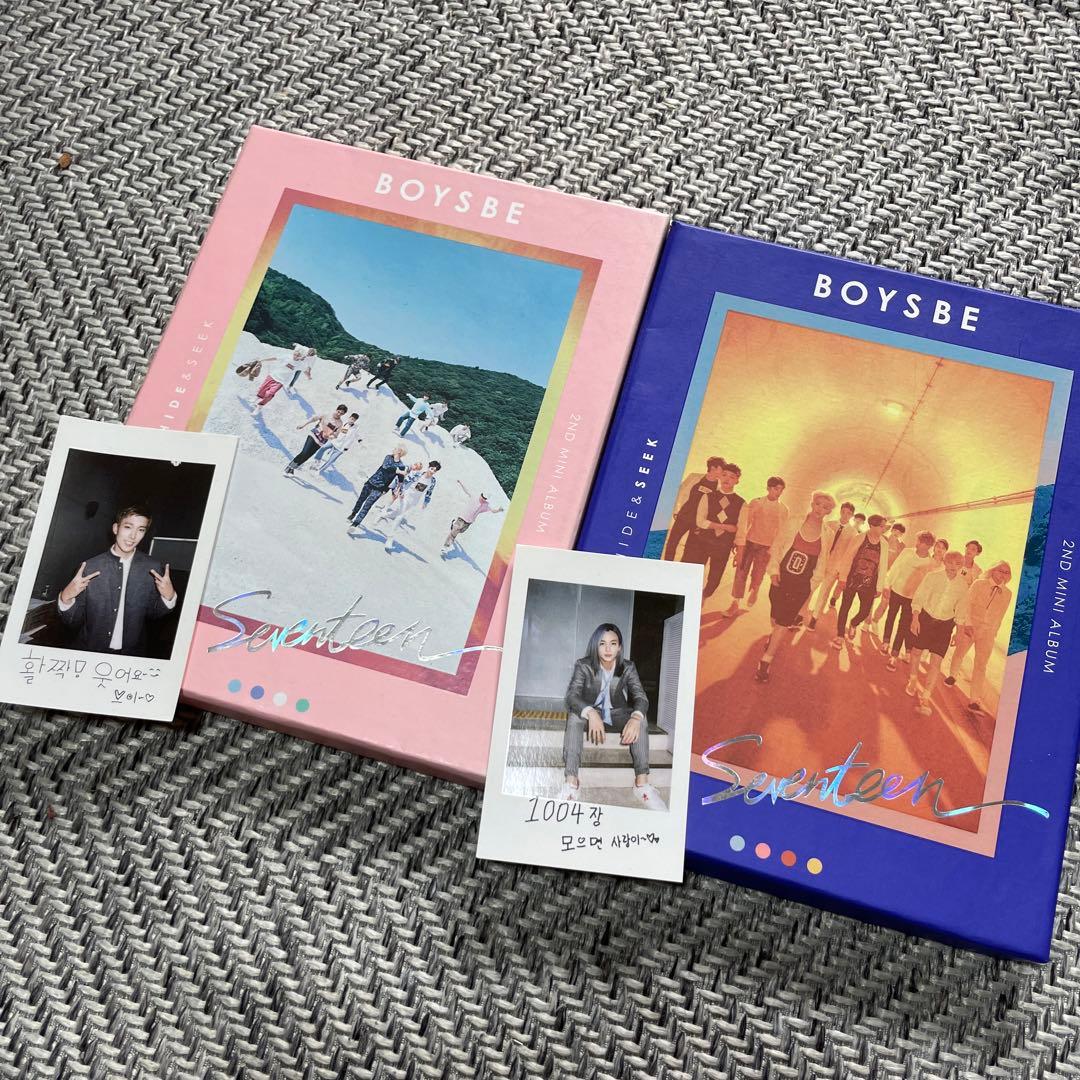 【本日発送】SEVENTEEN BOYSBE SEEK HIDE アルバム