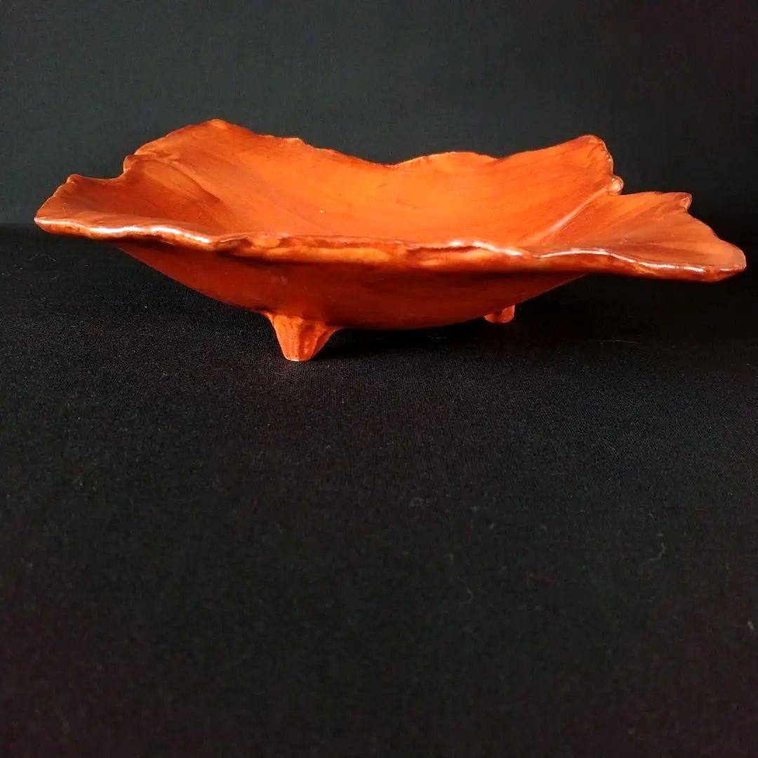 在印 朱色 三つ足鉢 5客揃 割烹料理 日本料理