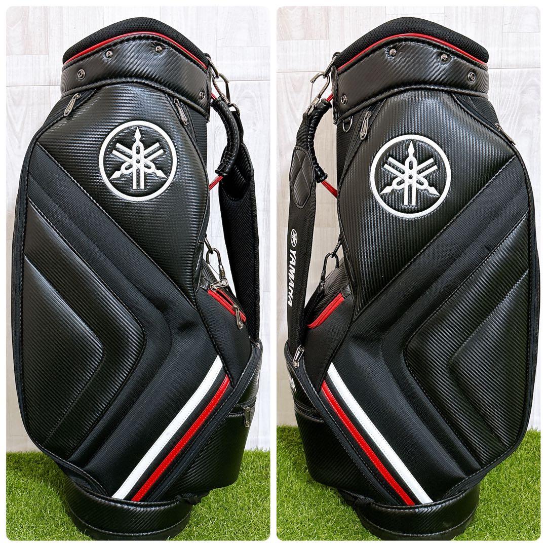 YAMAHA ヤマハ キャディバッグ ゴルフバック 合成皮革 PUレザー 9型