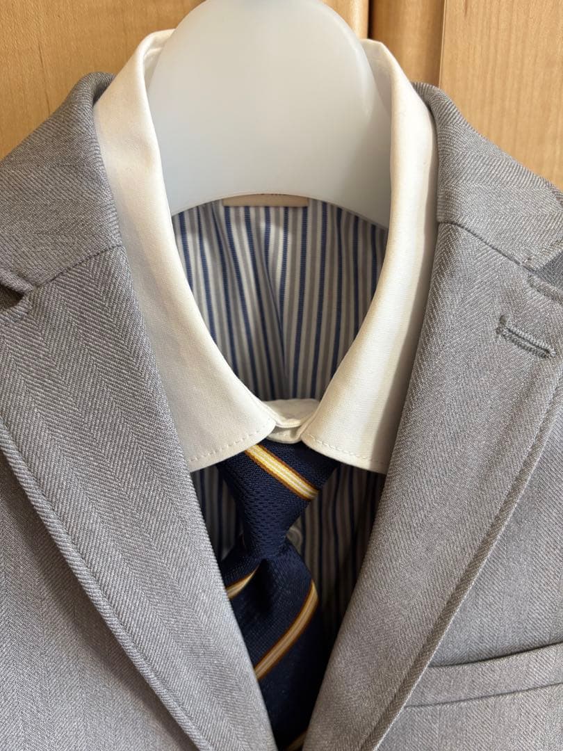 プティマイン フォーマル スーツ グレー 120 男の子