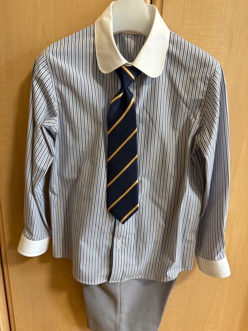 プティマイン フォーマル スーツ グレー 120 男の子