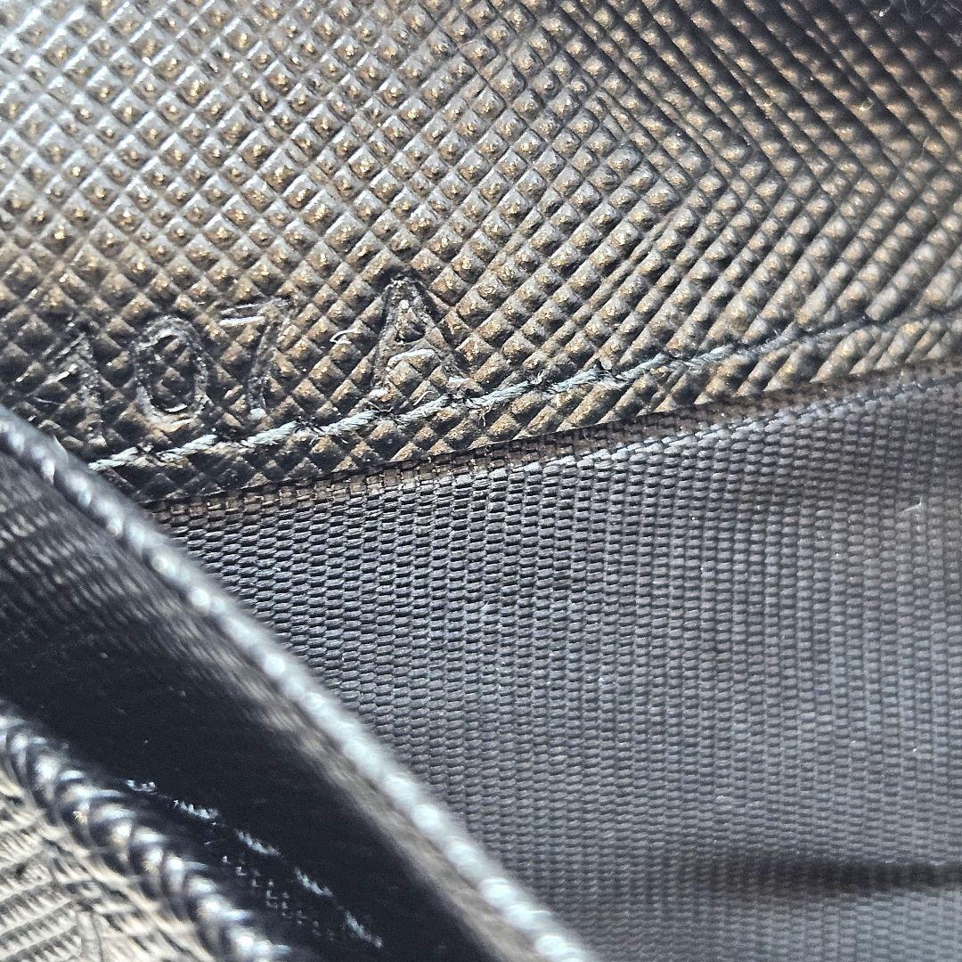 PRADA プラダ 長財布 サフィアーノ ブラック 黒 レザー